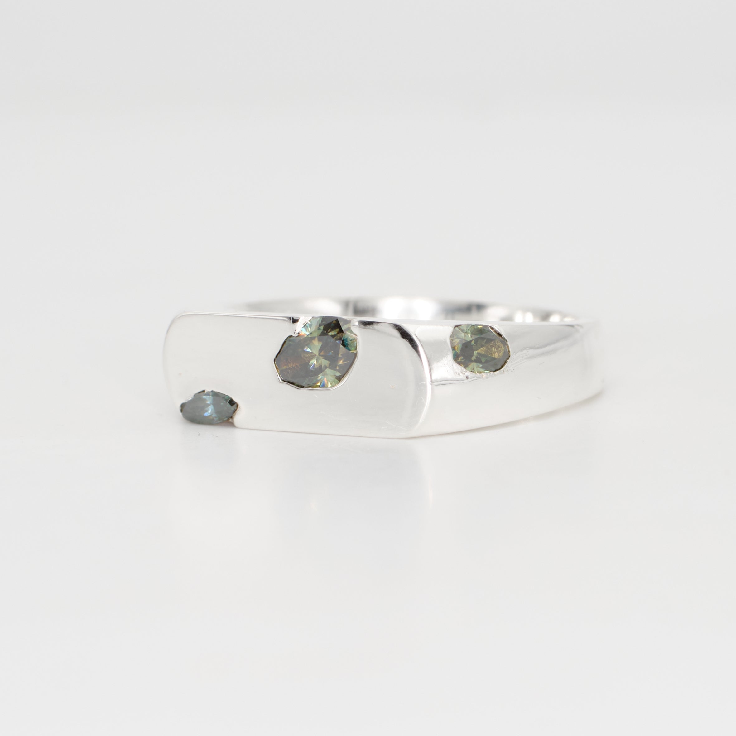 The Kepler – Sterling Silver with Moissanites – EUR 59 | US 8½