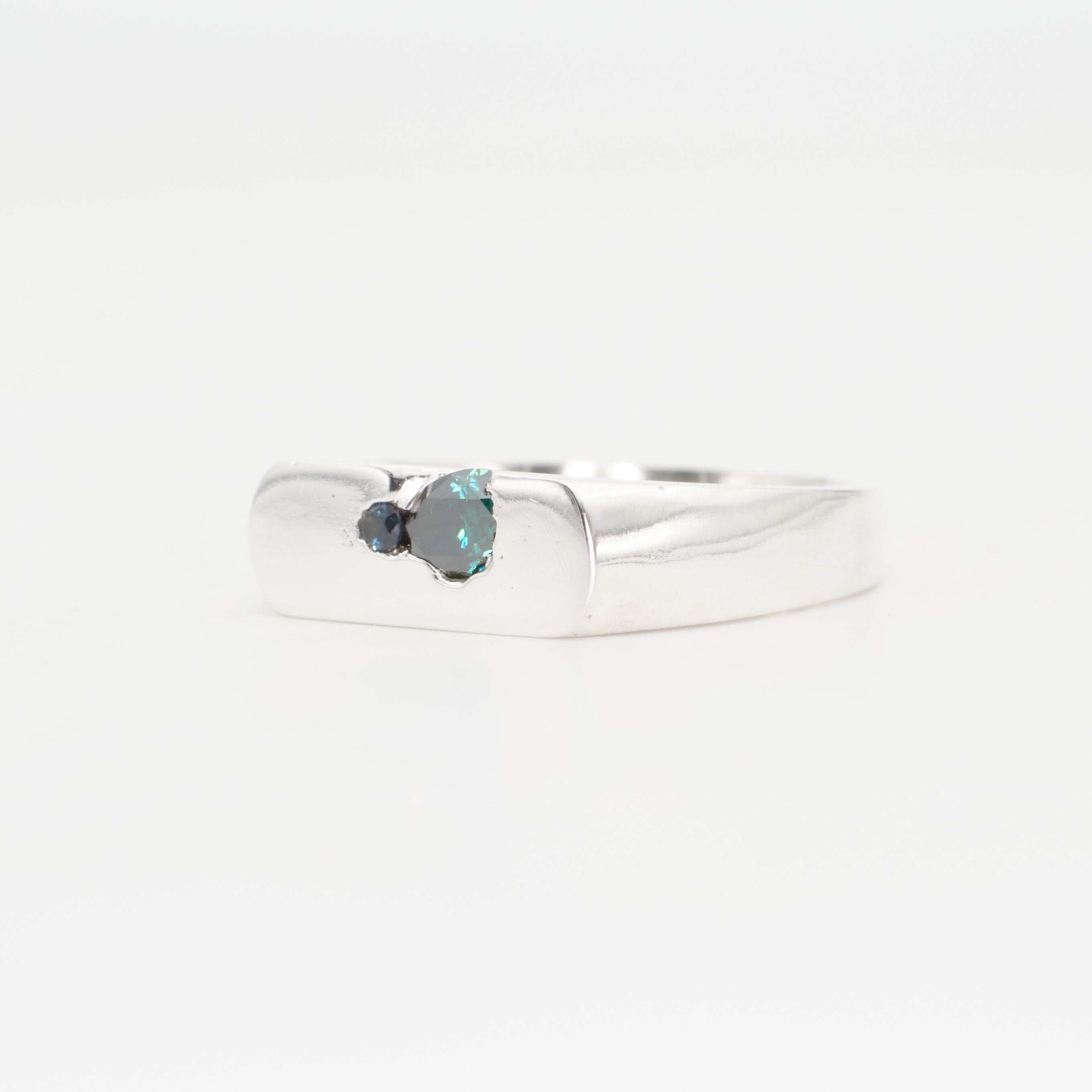 The Kepler – Sterling Silver with Moissanite and Sapphire – EUR 58 | US 8⅓