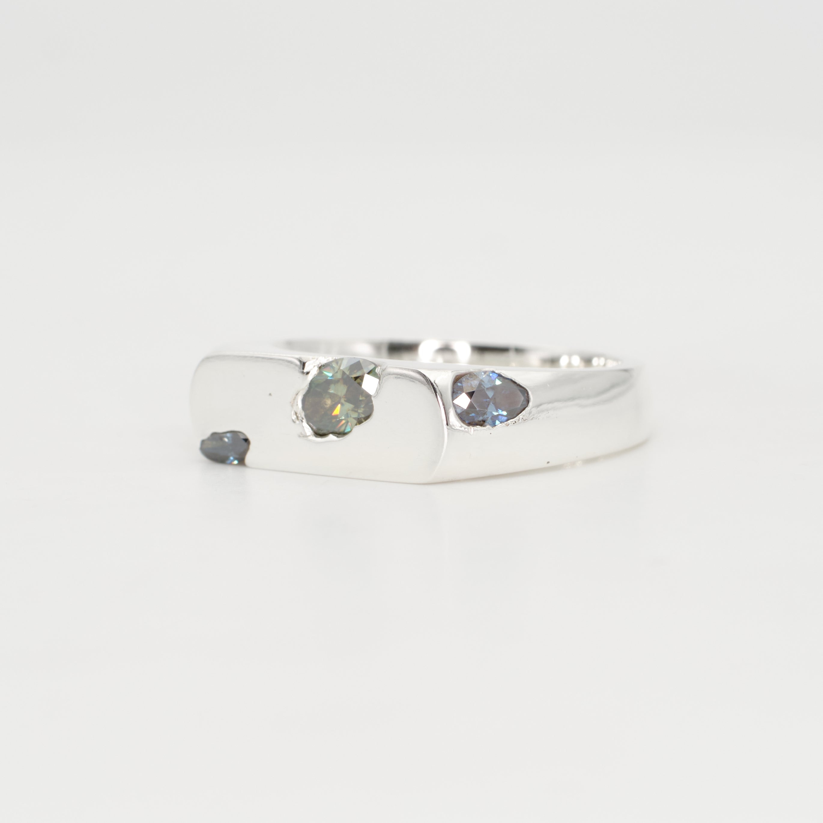 The Kepler – Sterling Silver with Moissanites – EUR 59.5 | US 8¾