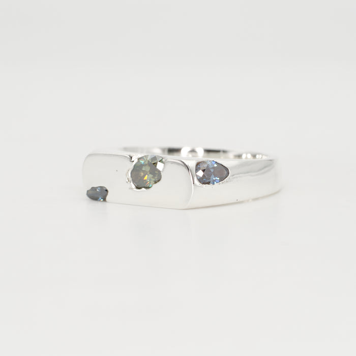 The Kepler – Sterling Silver with Moissanites – EUR 59.5 | US 8¾