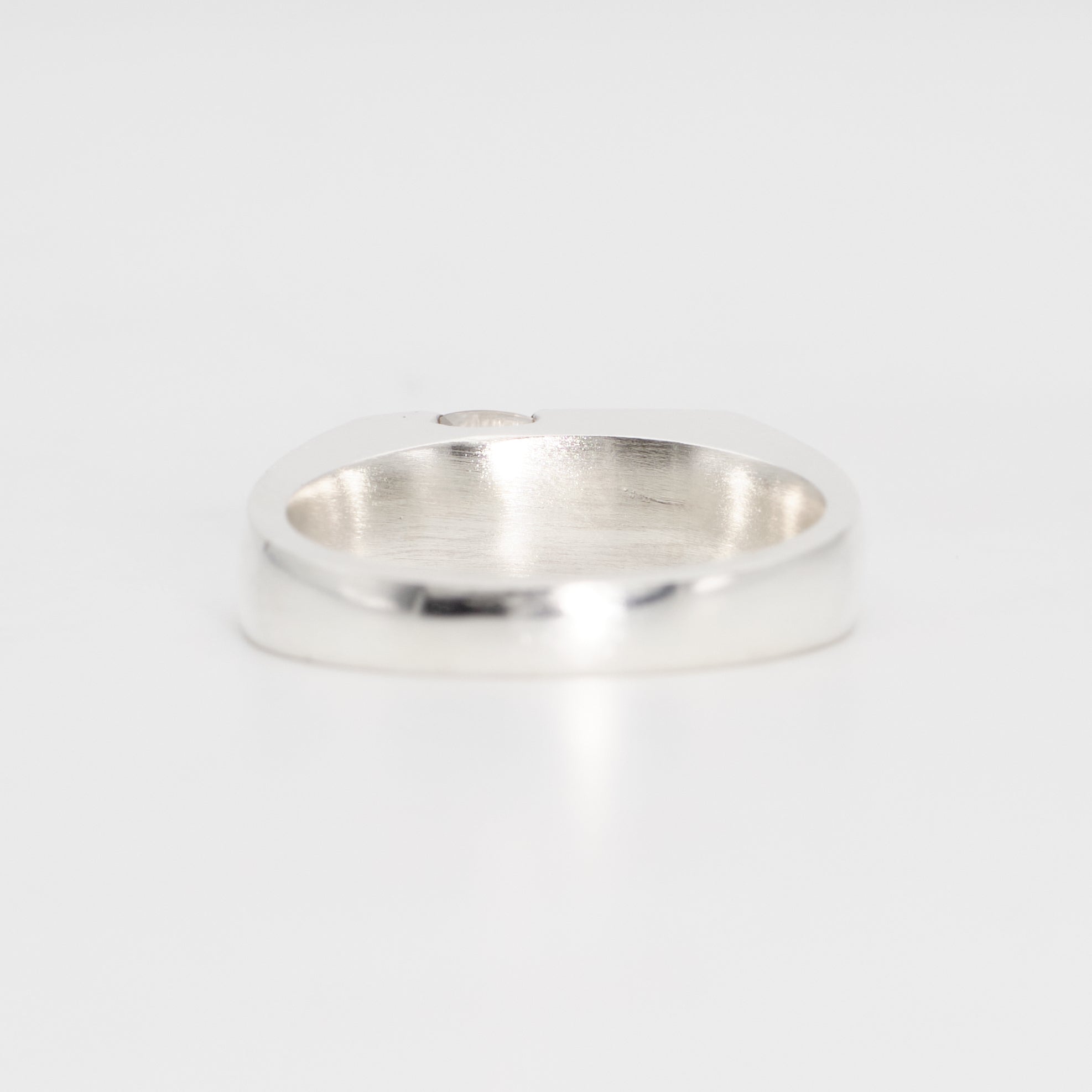 The Kepler – Sterling Silver with Moissanite – EUR 48 | US 4½
