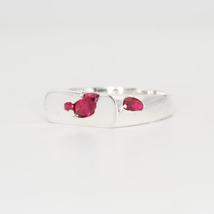 The Kepler – Sterling Silver with Rubies – EUR 56 | US 7½