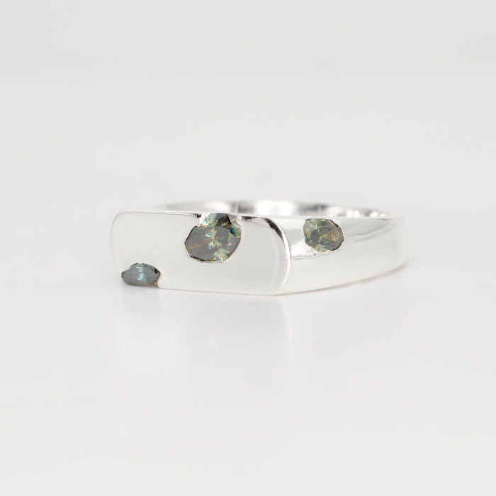 The Kepler – Sterling Silver with Moissanites – EUR 59 | US 8½