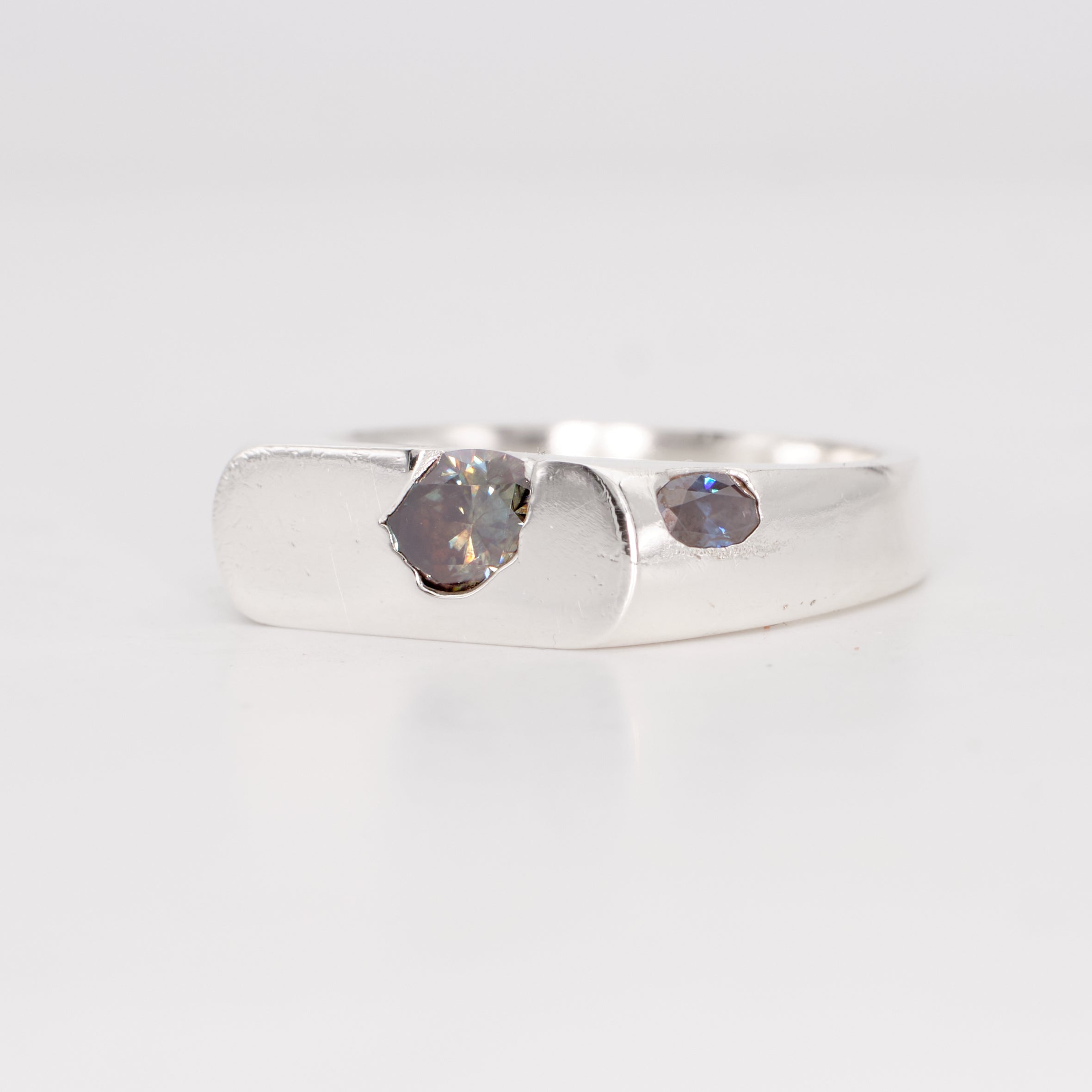 *SAMPLE* The Kepler – Sterling Silver with Moissanites – EUR 62 | US 9¾