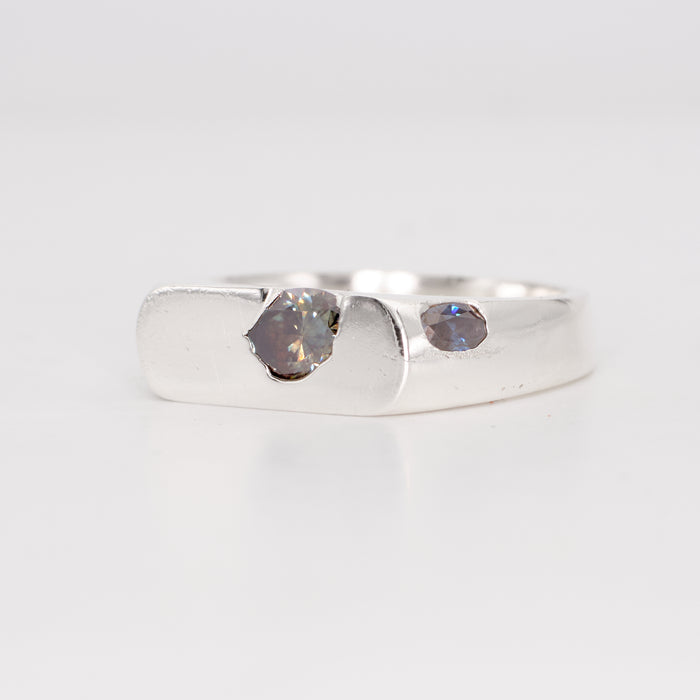 *SAMPLE* The Kepler – Sterling Silver with Moissanites – EUR 62 | US 9¾