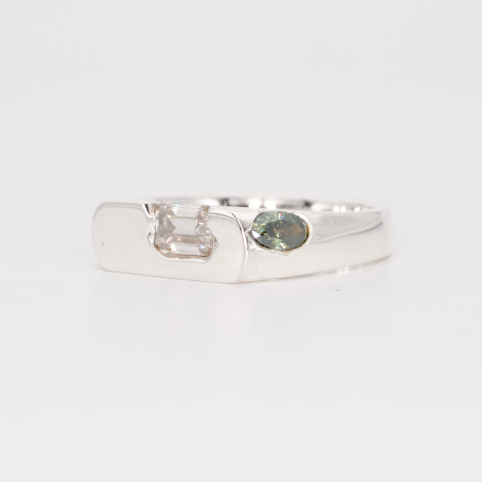 The Kepler – Sterling Silver with Moissanites – EUR 56 | US 7½