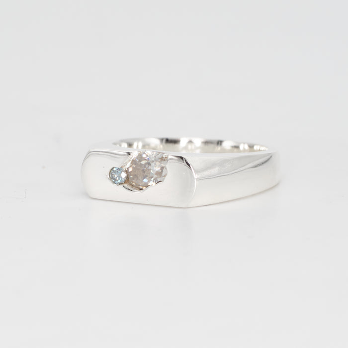 The Kepler – Sterling Silver with Moissanites – EUR 52 | US 6