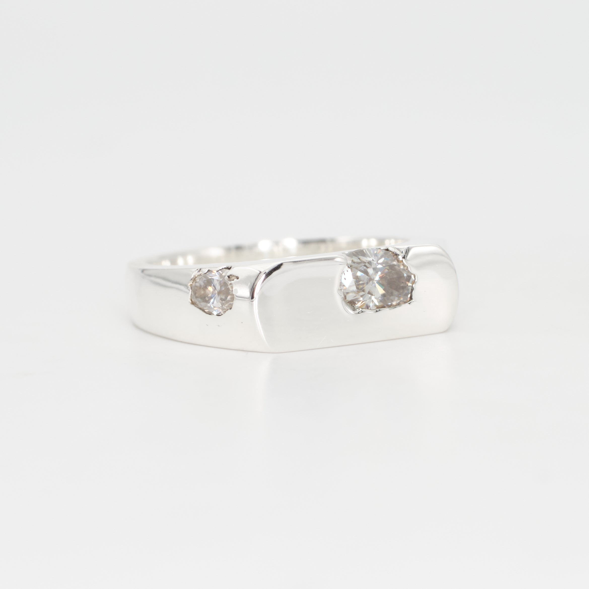 The Kepler – Sterling Silver with Moissanites – EUR 55½ | US 7¼