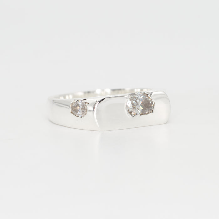 The Kepler – Sterling Silver with Moissanites – EUR 55½ | US 7¼