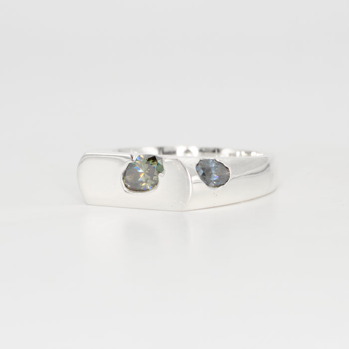The Kepler – Sterling Silver with Moissanites – EUR 54 | US 6½